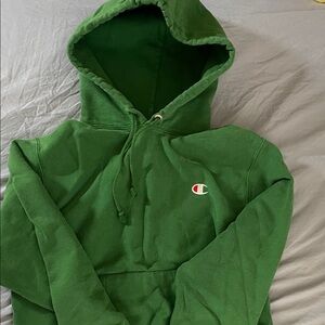 Urban Outfitters x Champion Green Reverse Weave Hoodie